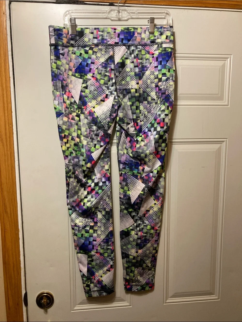 Fila‎ Multicolor Geometric Print Leggings M